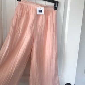 Janie and jack peach palazzo pant size 7
